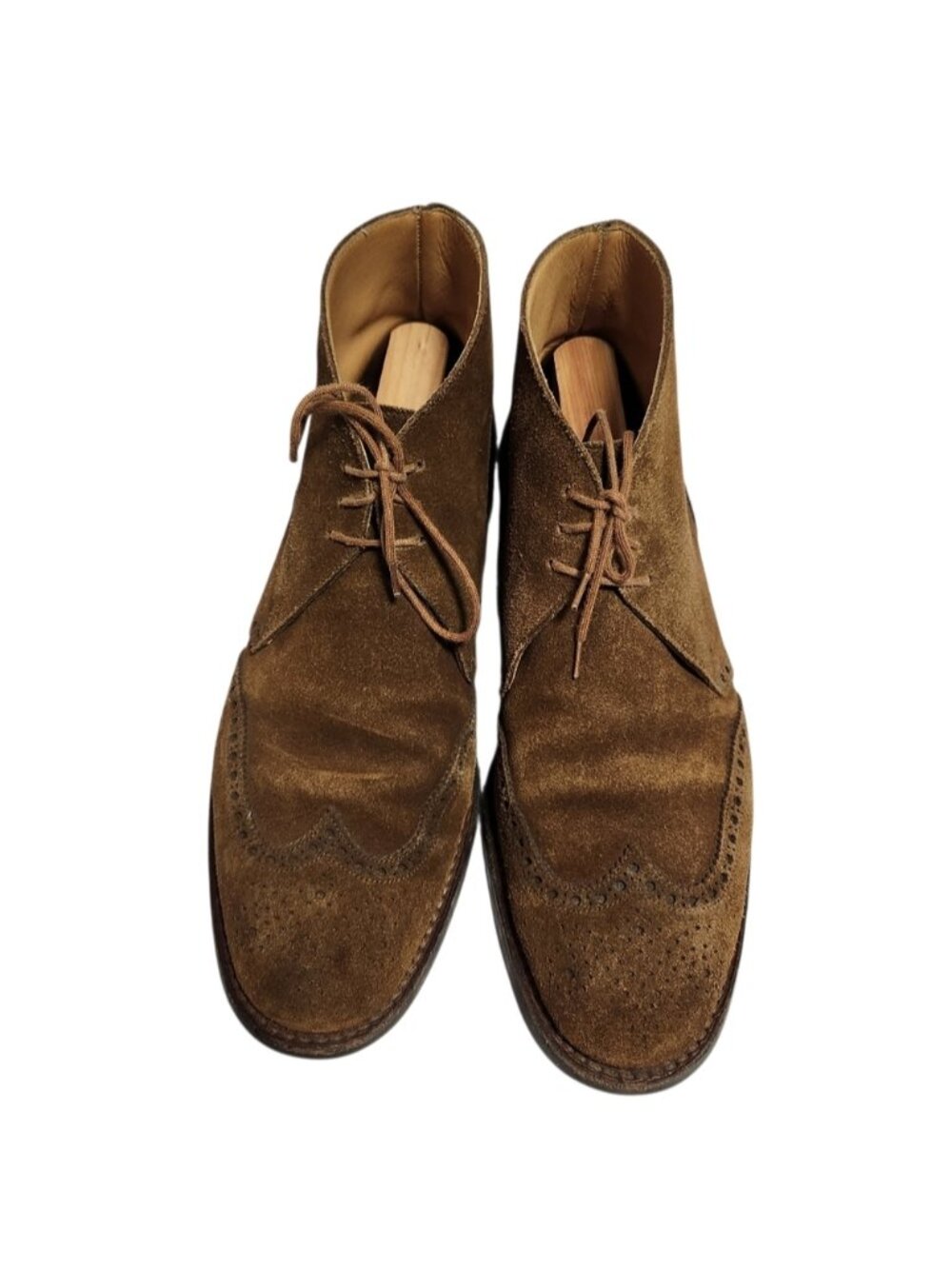 Brooks Brothers Brown Suede Leather Men's Oxfords